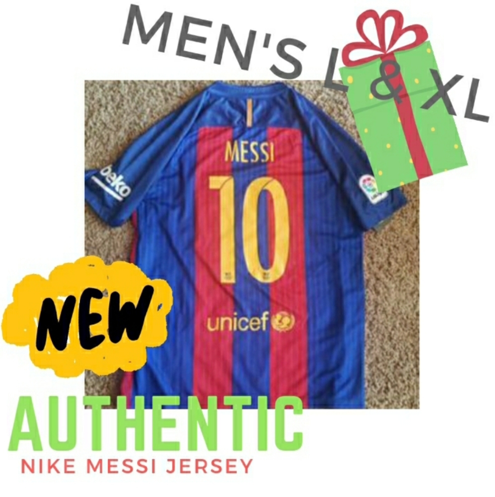 🆕️ L & XL NWT Authentic Messi Jersey